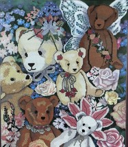 Vintage Something Special Teddy Bear Collage Counted Cross Stitch Kit - $19.30