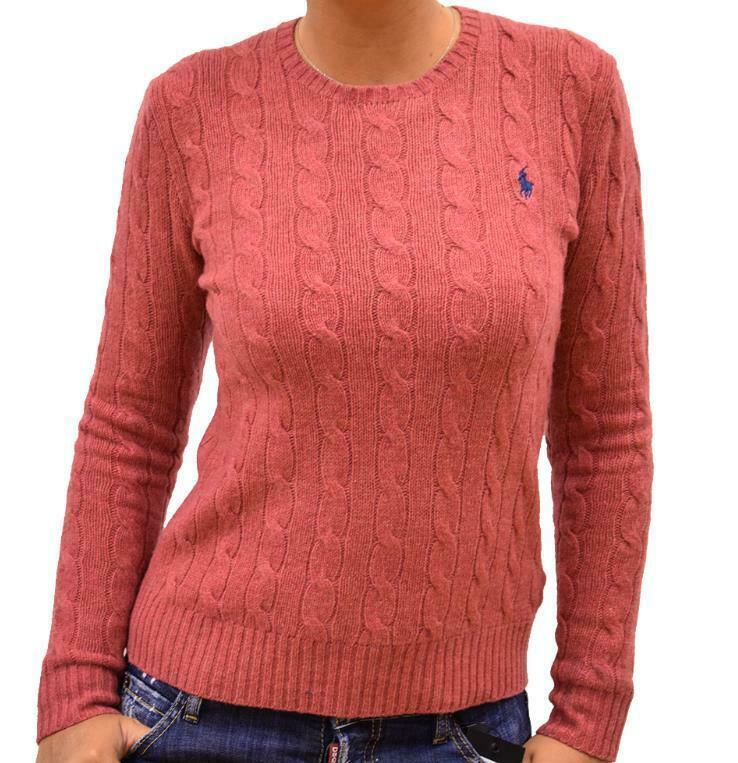 Ralph lauren Women's Cable Wool Crewneck Sweater - Sweaters