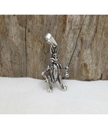 Movable Rabbit Pendant, 925 Silver Hare Jewelry, Bunny Lovers Gifts | Su... - $25.00