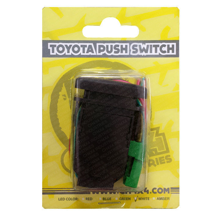 Blue LED CH4x4 Toyota Push Switch Tacoma 3rd Gen Bumper Light Bar Symbol 2