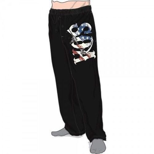 Image of Sons Of Anarchy Lounge Pants Soa Flag Reaper Logo Sleepwear Chopper Mens S-2Xl