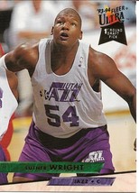 Basketball Card- Luther Wright 1993-94 Ultra #191 Jazz - $1.30