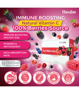 3x NutriBerries 1500mg Vitamin C, Antioxidant-Rich &amp; Immune Booster, 90 ... - $124.00