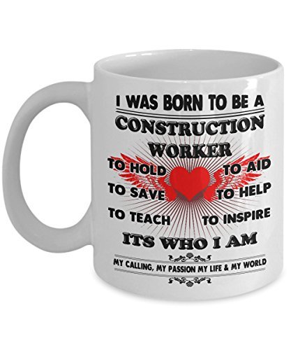 Construction Worker Mug - Construction Worker Coffee Mug - Funny Gifts ...