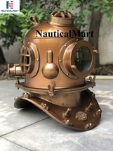 Boston Antique 18" Diving Helmet U.S Navy deep Sea Vintage Divers Helmet Replica