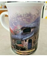 Thomas Kinkade Mug &quot;Lilac Cottage&quot; 4 1/8&quot; Tall and 8 Oz.Capacity - $9.50