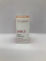 Clarins Skin Illusion Natural Hydrating Foundation ~ 108.3 Organza ~ 1 oz BNIB - $35.59