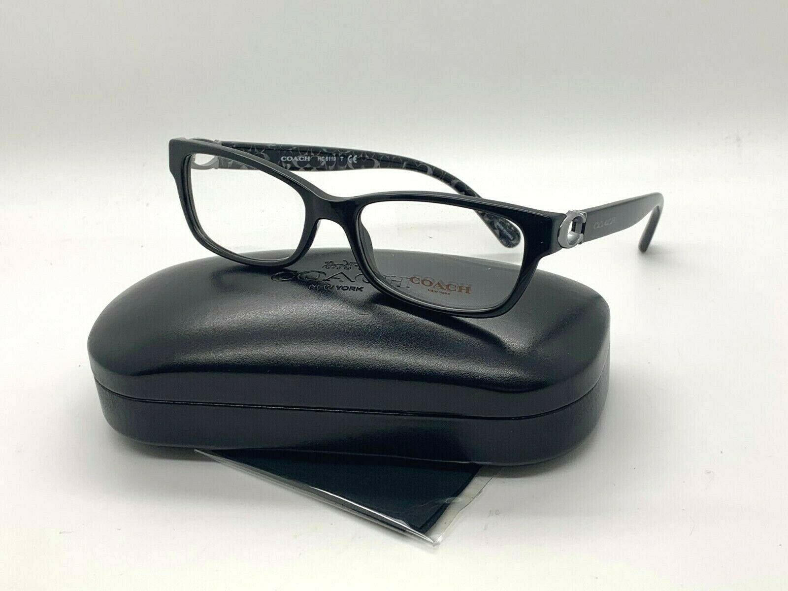 Coach Women New Eyeglasses Hc6119 5510 Black 51 16 140 Eyeglass Frames