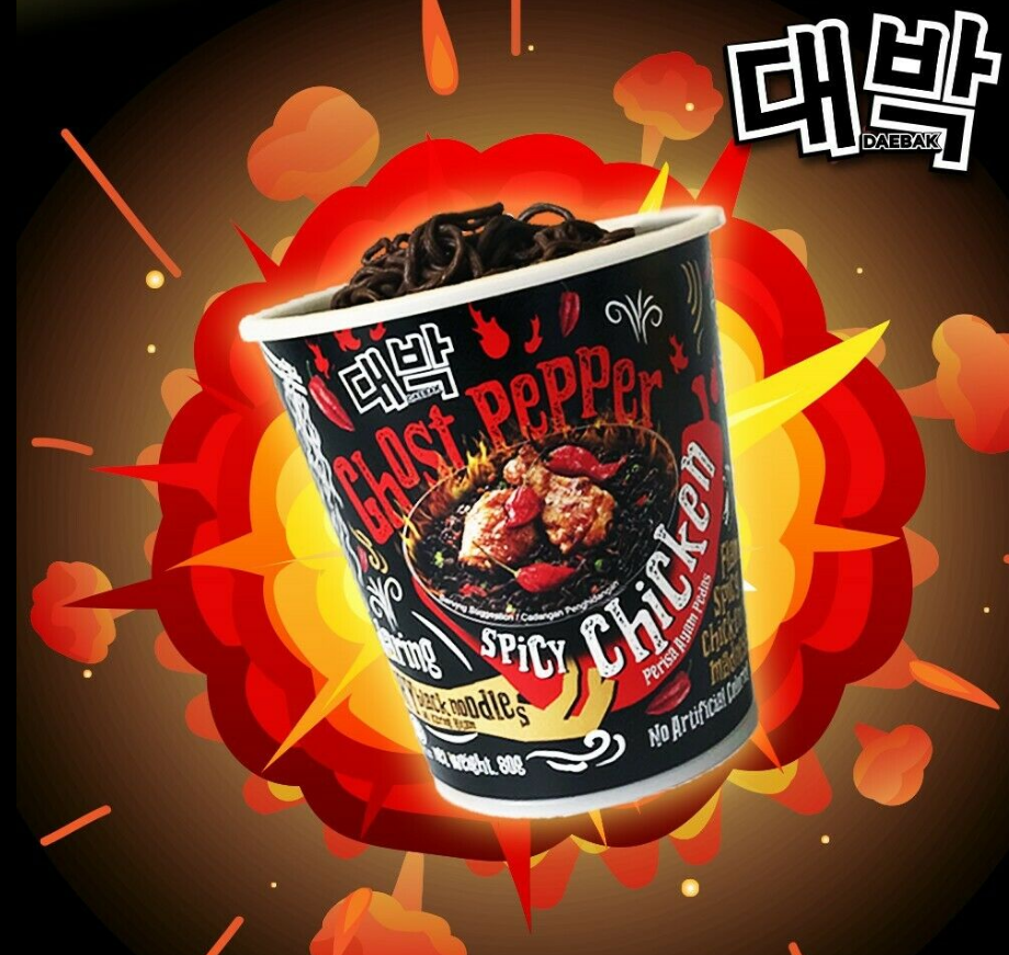 Instant Noodle 80g Ghost Pepper Spicy Chicken Cup Ramen EXPRESS