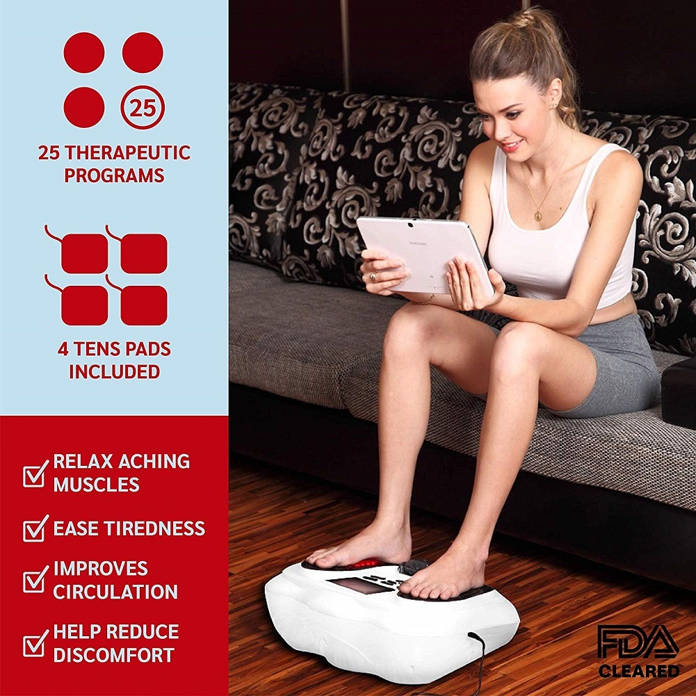 Circulation Plus EMS Foot and Leg Massager Nerve Stimulator with
