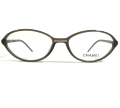 Chanel Eyeglasses Frames 3043-H c.677 Brown Round Oval Full Rim 53-16-135 - $224.22