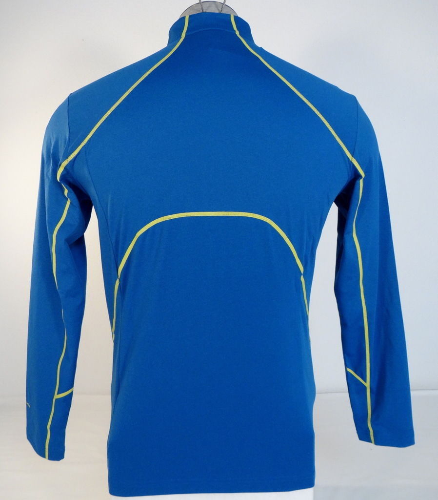 Columbia Sportswear Company Omni Wick Blue 1/2 Zip Long Sleeve Shirt ...