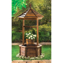 Accent Plus Rustic Wishing Well Garden Planter - $337.30