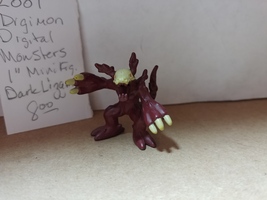 2001 Digimon Digital Monsters 1"Mini Figure Dark Lizamon - $8.00