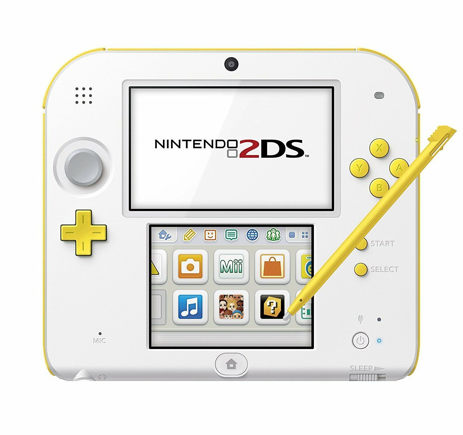 Nintendo 2DS Super Mario Pack White × Yellow New Video Game Consoles