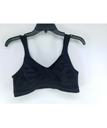 Playtex 18 Hour Active Breathable Comfort Wirefree Bra Womens 36C Black ... - $19.79