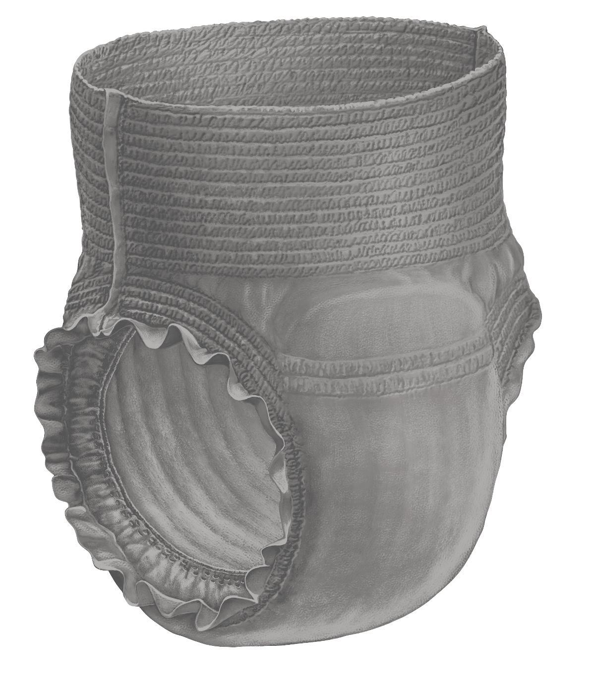 FitRight Ultra Disposable Underwear Heavy Absorbency, Large/XL, 80