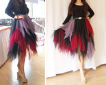 Irregular tulle black red violet 4 thumb155 crop