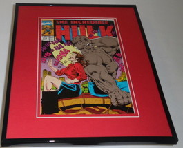 Incredible Hulk #373 Marvel Framed 11x14 Repro Cover Display - $34.64