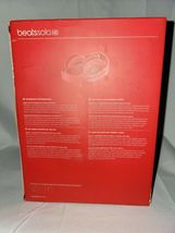 Beats Audio Model Solo HD Headphone Red      * BOX & INSTRUCTIONS ONLY *  image 10