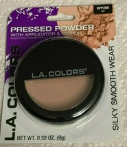 L.A.Colors Pressed Powder with Applicator &amp; Mirror-Silky Smooth-Color Ch... - $5.95
