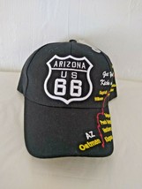 Arizona US 66 Snapback Style Cap/Hat - Wide Brim! Buckle Adjust on back ... - $18.50