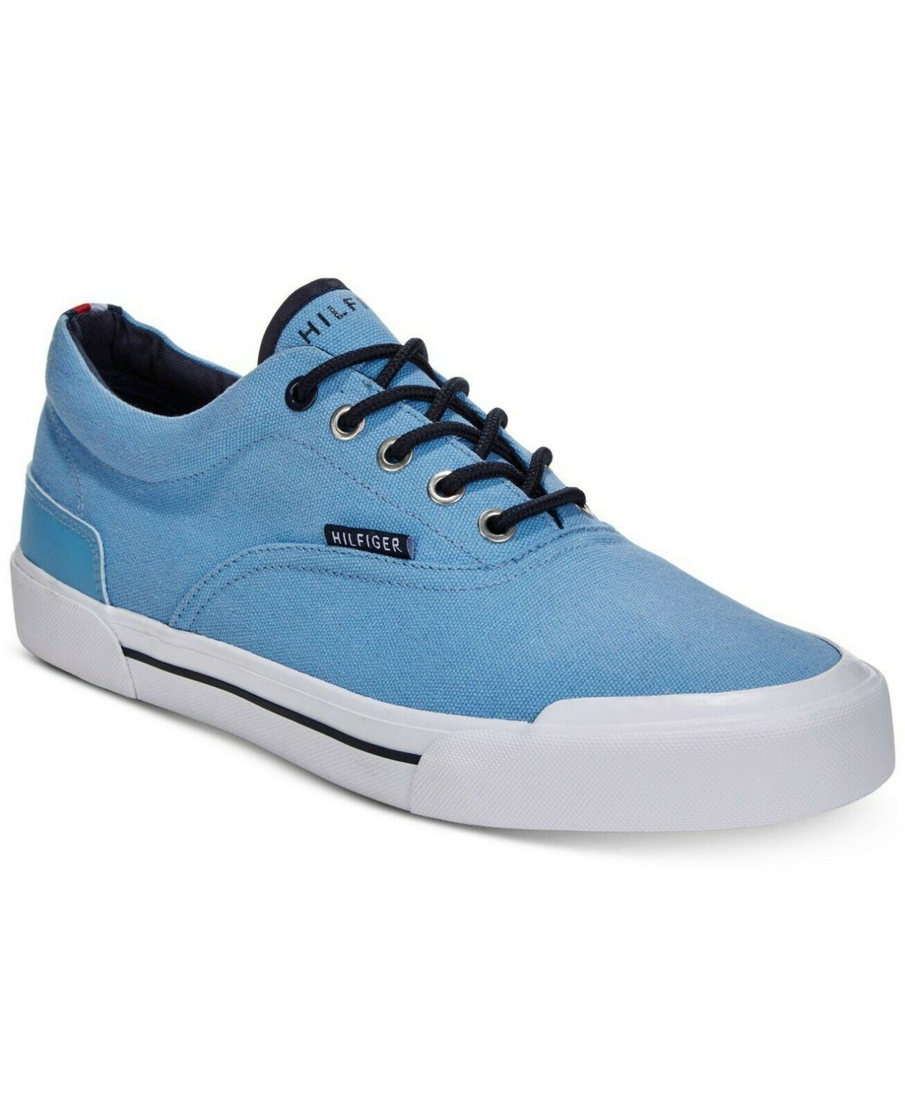 Tommy Hilfiger TH Pallet Light Blue Casual Canvas Sneaker Boat Deck ...