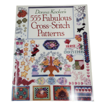 Donna Kooler&#39;s 555 Fabulous Cross-Stitch Patterns Floral Friends Holiday... - $19.69