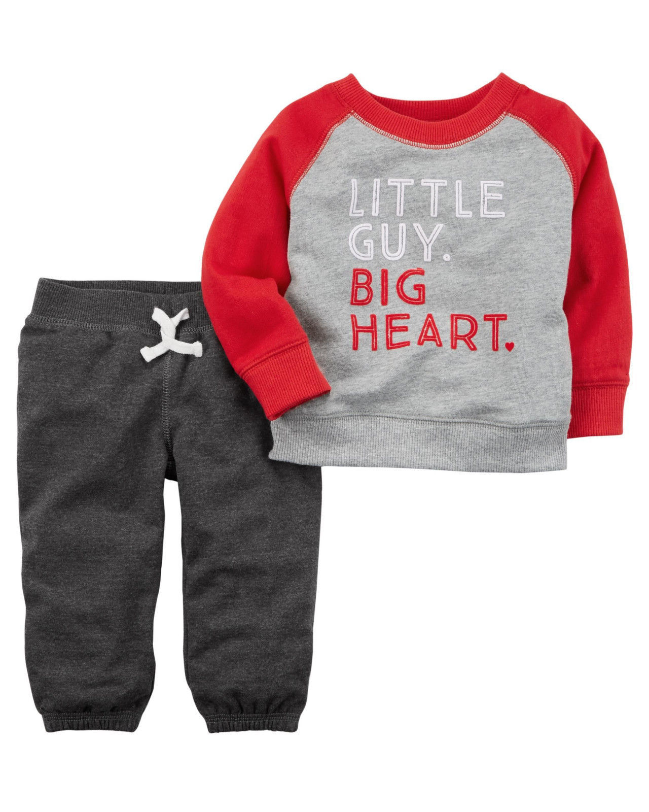 Toddler Boys/' 2pc Fall Winter Flannel //Terry Top// Pant Set NWT Carter/'s Baby