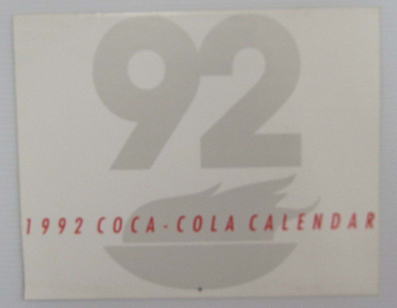 Primary image for Coca-Cola 1992 Calendar - NEW  FREE SHIPPING