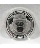 2016 Congo Silverback Gorilla .999 Silver 1 Troy Oz in Capsule AK189 - $47.34