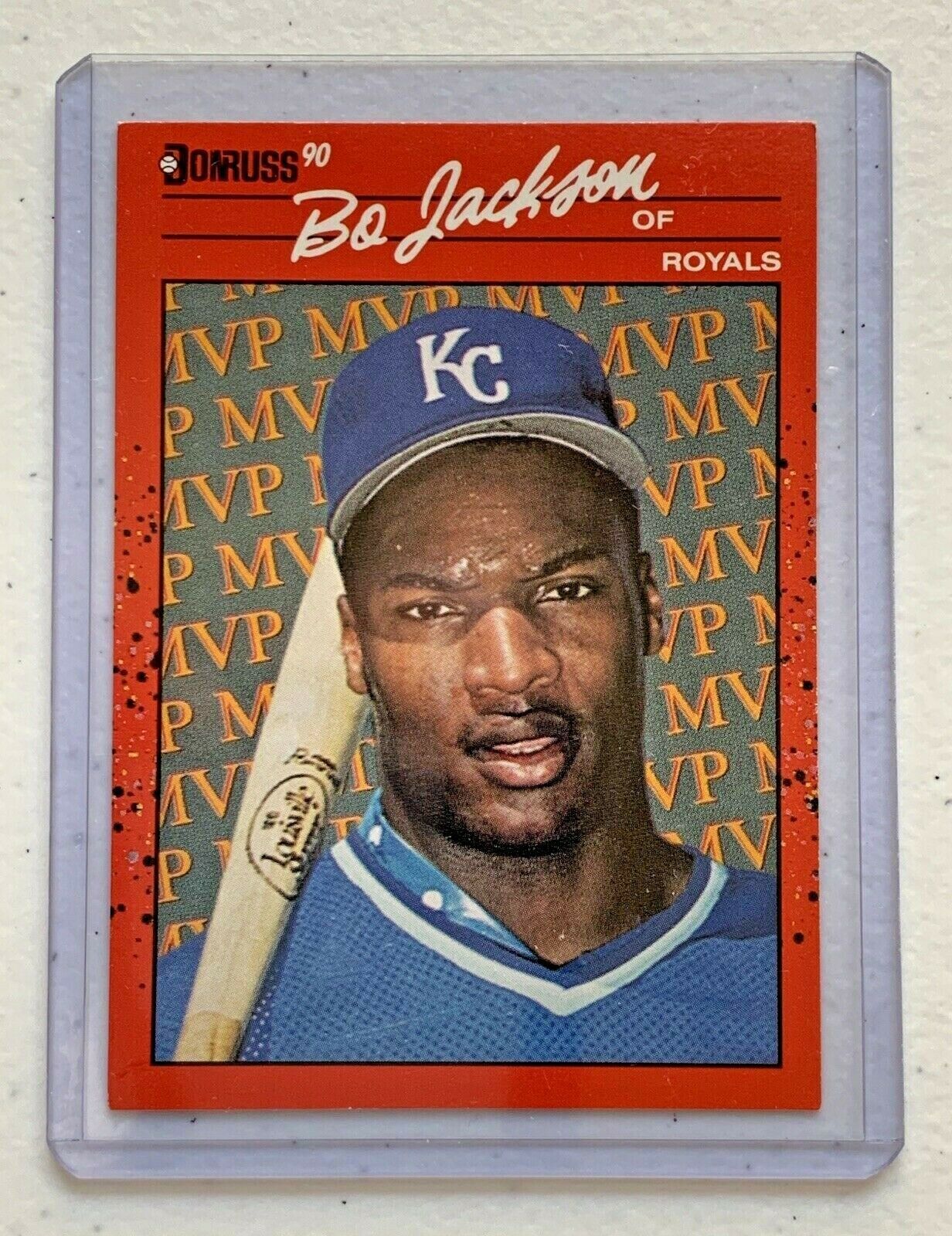 rare-vintage-1990-bo-jackson-of-royals-donruss-bc-1-baseball-card-mlb