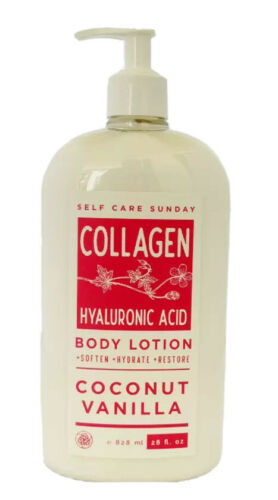 Home & Body Co Coconut Vanilla Body Lotion Collagen And Hyaluronic Acid 28 fl oz
