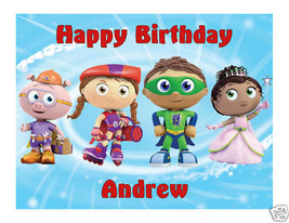 Superwhy Torta Commestibile Immagine Decorazione Super Why Festa Topper per - $8.98