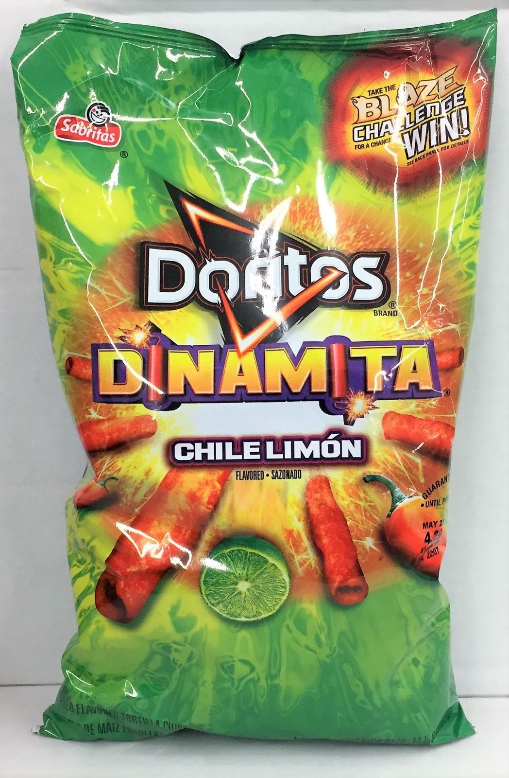 Doritos Dinamita Chile Limon Corn Tortilla Chips 11.25 oz Desserts