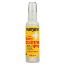 Everyone Hand Sanitizer Spray: Coconut and Lemon, Travel Size, 2 Ounce, ... - $11.73