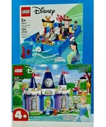 LEGO Bundle Disney Princess #43178 Cinderella Castle &amp; #43174 Mulan Stor... - $66.41