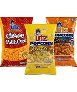 Utz Butter, Cheese &amp; Hulless Puffin&#39; Cheddar Popcorn Variety 3-Pack - $25.69
