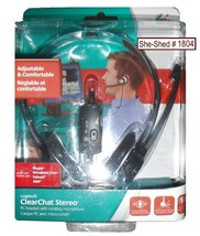 Logitech ClearChat Stereo PC Headset w/ Rotating Microphone New - Sealed... - $25.00