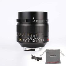 7Artisans 75Mm F1.25 Fixed Rless Camera Lens For Leica M-Mount Cameras Like Leic - $658.99