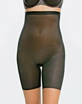 SPANX 10080R Skinny Britches High-Waisted Mid-Thigh Short Very Black ( S ) - $99.97