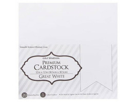 Core&#39;dinations-Premium Cardstock, White - $5.59