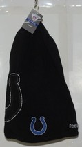 Reebok On Field NFL Licensed Indianapolis Colts Black Slouch Beanie image 1