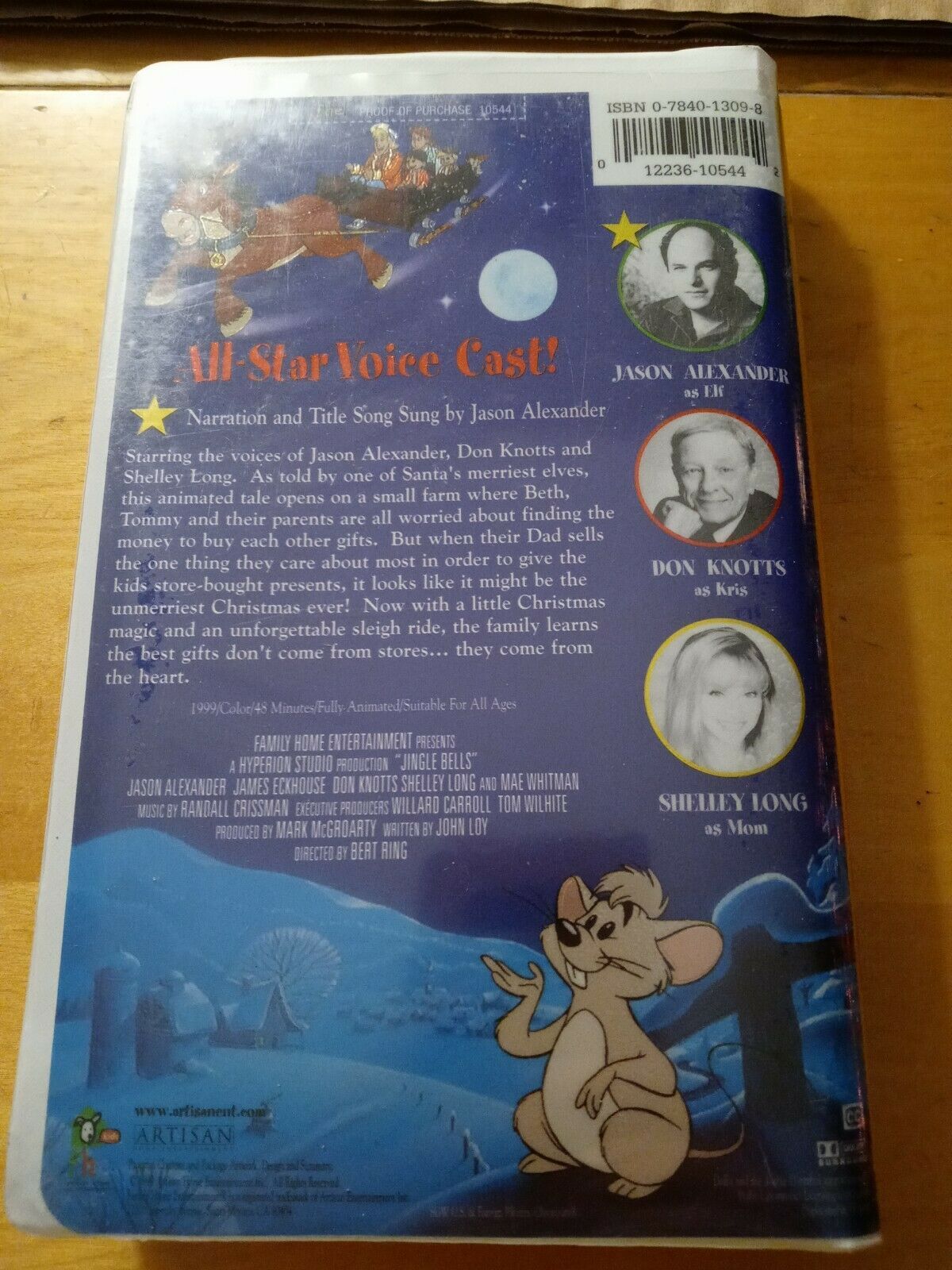 Jingle Bells New Christmas Classics Animated VHS Clamshell 1999 VHS Tapes