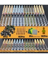 192pcs/lot WW2,WW1 Minifigure Figurine Figures Military Soldiers Block T... - $119.99