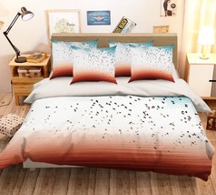 3D Flying Birds 126 Bed Pillowcases Quilt Duvet Single Queen King US Summer - $102.84+