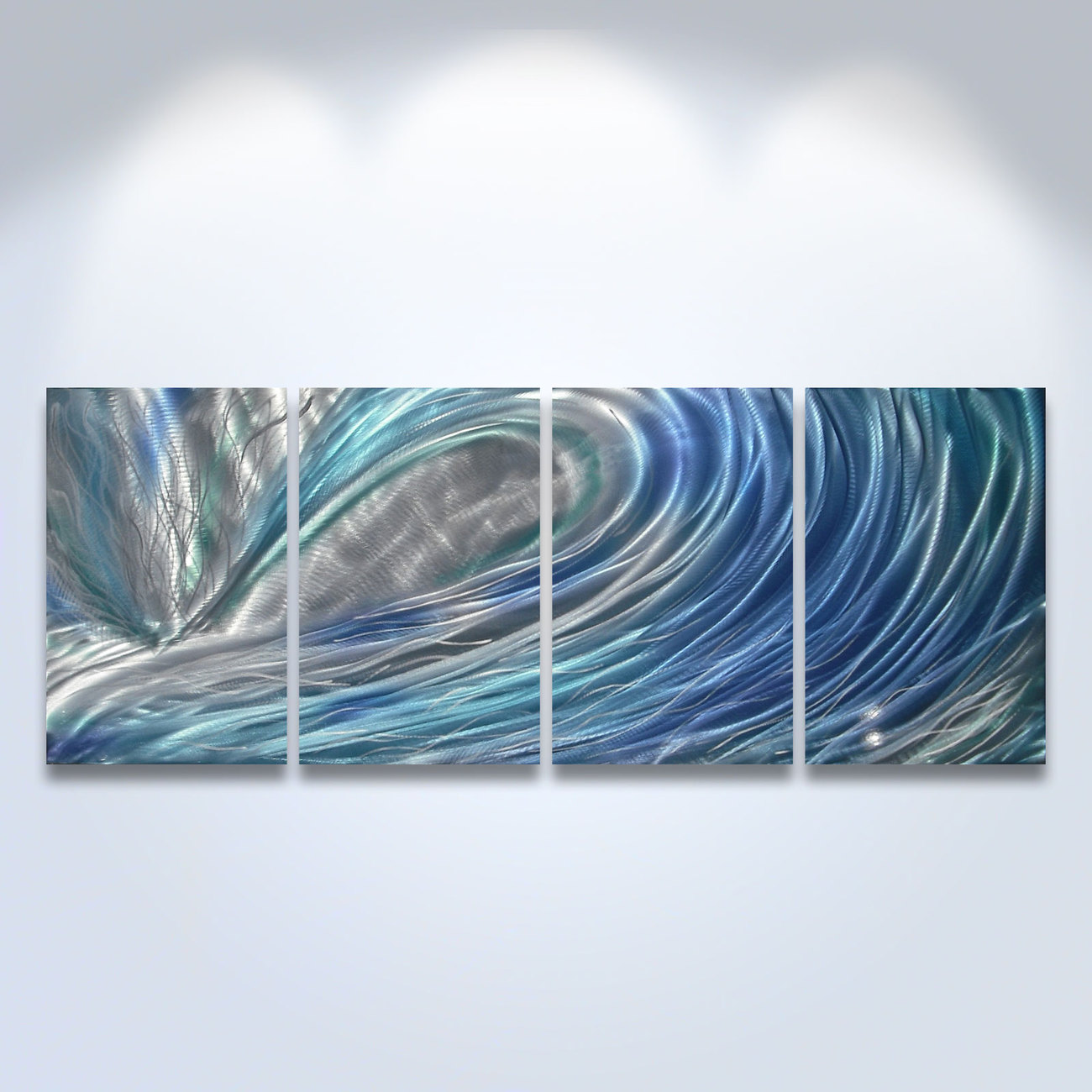 Metal Wall Art Abstract Decor Sculpture Painting Modern