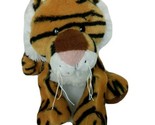 Ganz Webkinz Bengal Tiger Striped Orange White Plush Stuffed Animal No Code 8"