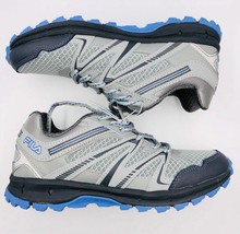 New Fila Northampton Grey Light Blue Trail Sneakers New Womens Shoes - $14.95