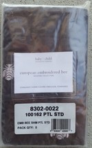 NIP Restoration Hardware "Embroidered Bee" Pink/Brown Standard Sham - $19.75